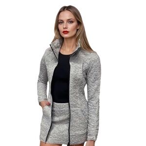 Tonia DeBellis Remy Coat Grey Textile XS